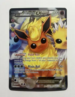 Pokemon Flareon EX Full Art Ultra Rare Holo Generations RC28/RC32 170 HP - Image 1