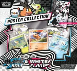 Pokemon TCG Scarlet & Violet Black Bolt & White Flare Poster Collection Box - Image 2