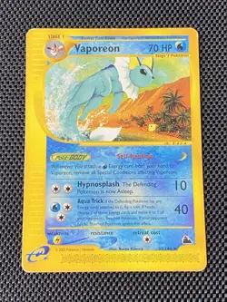 Vaporeon 33/144 Pokemon-e: Skyridge Non-Holo Rare WotC 2003 - Image 1