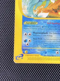 Vaporeon 33/144 Pokemon-e: Skyridge Non-Holo Rare WotC 2003 - Image 5