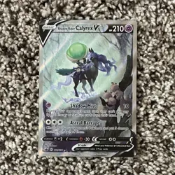 Pokemon Shadow Rider Calyrex V Ultra Rare Holo 172/198 Chilling Reign 210 HP Ps… - Image 1