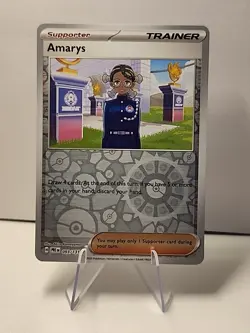 Amarys 093/131 Sv: Prismatic Evolutions Reverse Holo Pokemon TCG NM - Image 1
