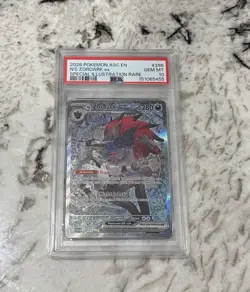 Pokemon TCG N's Zoroark EX 286/217 Me: Ascended Heroes SIR Holo PSA 10 280 HP - Image 1