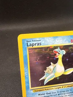 Lapras 10/62 Fossil Holo LP- Pokemon TCG - Image 3