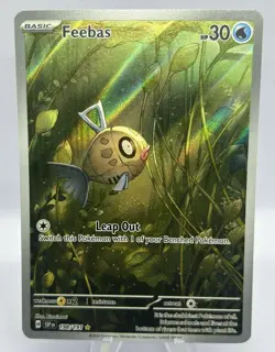 Pokemon TCG Feebas Surging Sparks Illustration Rare Near Mint Card 198/191 - Image 1