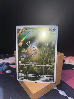 Pokemon TCG Feebas Illustration Rare Card Surging Sparks 198/191 - Image 3