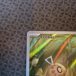 Pokemon TCG Feebas Illustration Rare Card Surging Sparks 198/191 - Image 2