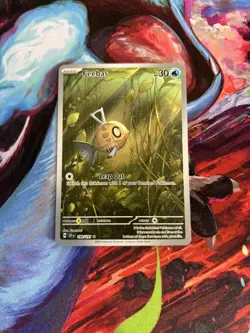 Pokemon TCG Feebas Illustration Rare Card Surging Sparks 198/191 - Image 1