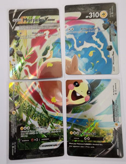 Morpeko V-Union SWSH 215 216 217 218 - Set of 4 Pokemon Black Star Promo Cards - Image 1