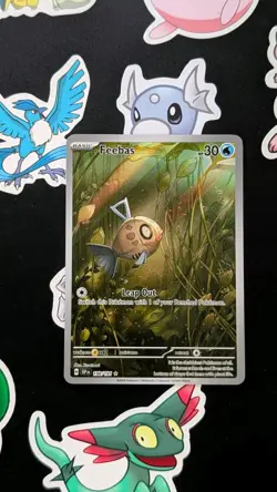 Pokemon TCG Feebas 198/191 – Illustration Rare – Surging Sparks – NM Pack Fresh - Image 1