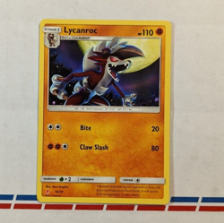 Pokemon Card Lycanroc 16/30 Sun & Moon Trainer Kit-NM - Image 1