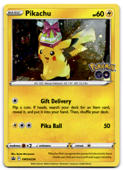 Pikachu Holofoil Promo SWSH: Sword & Shield Promo Cards SWSH234 NM - Image 1