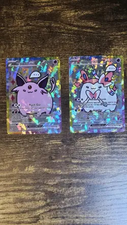 4 FAN ART Pokemon TCG Cards Umbreon Glaceon Sylveon Espeon - Image 3