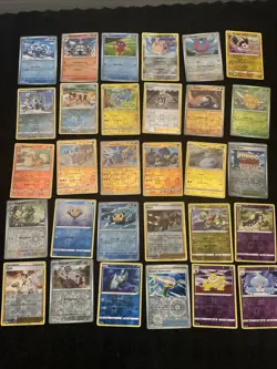Lot 9⃣: Common Reverse Holo Pokemon Cards TCG Random Modern Bulk Lot ~2020 - Image 1