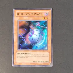 Yugioh TCG - D.D. Scout Plane - IOC-012 - LP - Vintage - Super Rare - Unl - 2004 - Image 2
