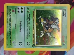 Pokemon Pinsir Jungle Basic Holo Rare Pokemon TCG Card #9/64 1999 - Image 1