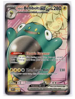 Iono's Bellibolt ex SV: Scarlet & Violet Promo Cards 194 Promo LP-NM - Image 1