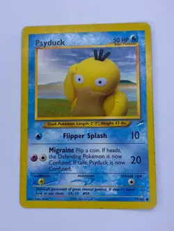 Psyduck 79/105 - Non Holo - Pokemon Card- Neo Destiny - English LP/Good - Image 1