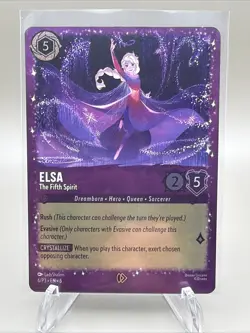 Disney Lorcana - Elsa - The Fifth Spirit #6/P3 Promo Card Holo - Image 1