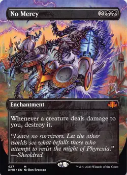 No Mercy (Borderless) - 427 - Dominaria Remastered - NM - Normal - Image 1