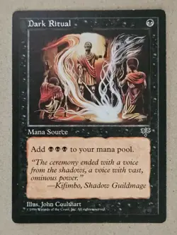 Dark Ritual - Mirage - Lightly Played close to NM | MTG - Image 1