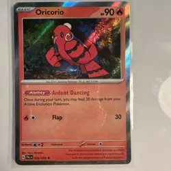 Pokemon TCG Card - Oricorio 33/193 Holo Rare | 2023 Paldea Evolved | NM/Mint - Image 1