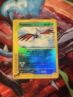 Pokemon TCG Skarmory 63/165 Expedition Reverse Holo Card 2002 - Image 1