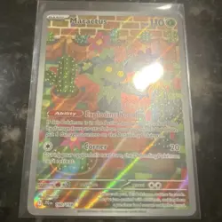 Maractus 160/159 Illustration Rare SV09: Journey Together Pokemon Card NM - Image 2