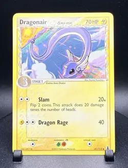 Dragonair - (Delta Species) 041/113 Pokemon Delta Species NM Clean Copy - Image 1