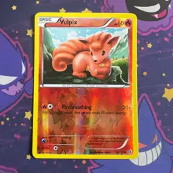 Vulpix 20/113 Common Legendary Treasures Pokemon Reverse Holo LP - Image 1