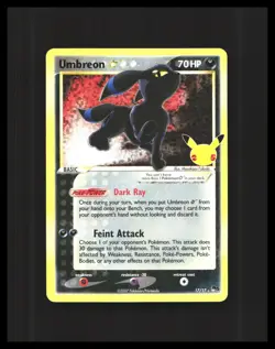 Umbreon Star Pokemon Celebrations Classic Collection 17/17 B - Image 1