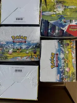 Pokemon Ascended Heroes MINI TIN DISPLAY BOX Factory Sealed 10x Tins IN HAND - Image 3