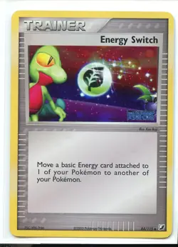 Energy Switch Reverse Holo Uncommon Trainer NM 84/115 EX Unseen Forces Pokemon - Image 1