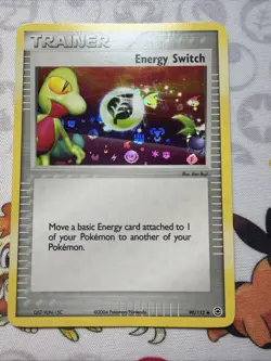 Energy Switch 90/112 FireRed & LeafGreen Reverse Holo Pokemon TCG Lightly Played - Image 1