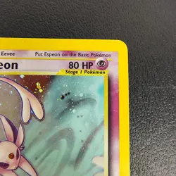 Espeon 1/75 Neo Discovery Unlimited Holofoil Holo Rare Pokemon TCG - Image 4