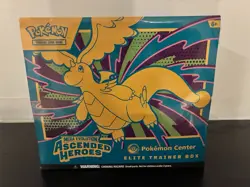 PokemonTCG Ascended Heroes Pokemon Center ETB Elite Trainer Box Inc Acrylic Case - Image 2