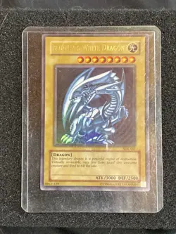 Yugioh Blue Eyes White Dragon SDK-001 1st Edition Ultra Rare Starter Deck Kaiba - Image 1
