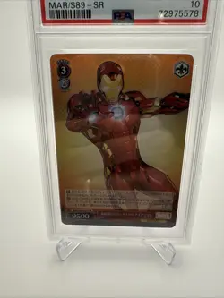 2021 Weiss Schwarz Japanese Iron Man #052 PSA 10 Gem Marvel - Image 4