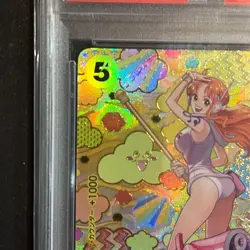 PSA 10 Nami SP OP08-106 One Piece Card Game Bandai Japanese Trading Card - Image 3