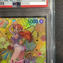 PSA 10 Nami SP OP08-106 One Piece Card Game Bandai Japanese Trading Card - Image 4