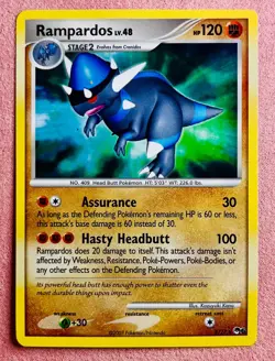 Rampardos 5/17 Non Holo | POP Series 6 | 2007 Vintage Pokemon TCG Card | LP - Image 1