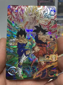Super Dragon Ball Heroes UGM7-SEC Goku Secret Rare + Gogeta Vegeta 8 Card Set - Image 2