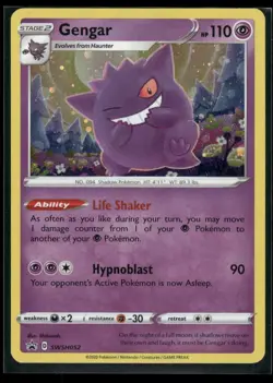 Gengar - Promo SWSH: Sword & Shield Promo Cards SWSH052 NM - Image 1