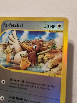 Pokemon TCG Skyridge Reverse Holo Card Farfetch'd 55/144 LP+ - Image 4