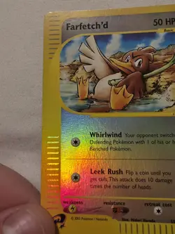 Pokemon TCG Skyridge Reverse Holo Card Farfetch'd 55/144 LP+ - Image 5