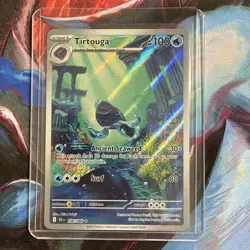 Tirtouga 106/086 Pokemon TCG SV Black Bolt Illustration Rare Holo Card NM - Image 1