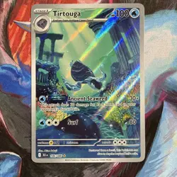 Tirtouga 106/086 Pokemon TCG SV Black Bolt Illustration Rare Holo Card NM - Image 2