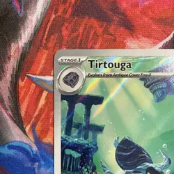 Tirtouga 106/086 Pokemon TCG SV Black Bolt Illustration Rare Holo Card NM - Image 3