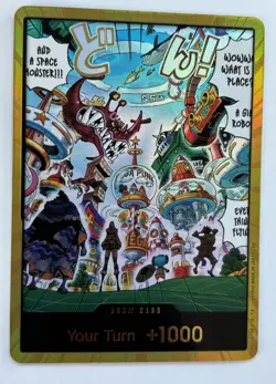 ONE PIECE TCG CARD - Egghead OP14-EB04 Gold Don!! Azure Sea's Seven ENGLISH - Image 1