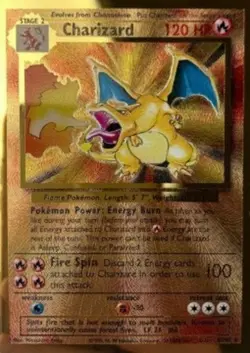 Charizard - 4/102 - Metal Card Promo (Celebrations) - Pokemon Promos LP Holo - Image 1